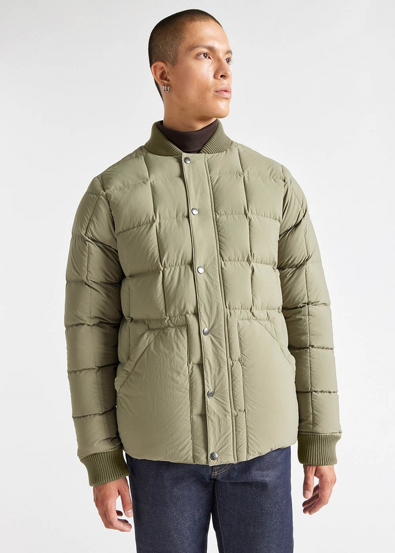 Men Pyrenex Flight Down Jackets Grey | HHM794M5525