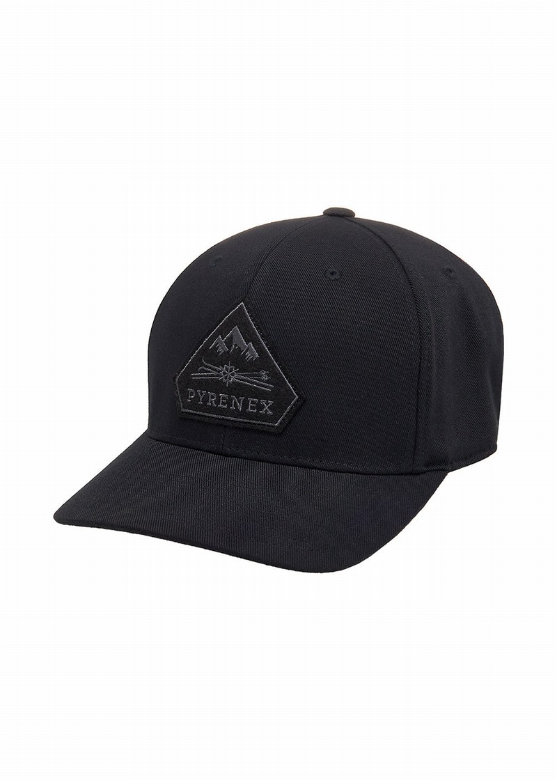 Men Pyrenex George 2 Caps Black | HNY184Y3122