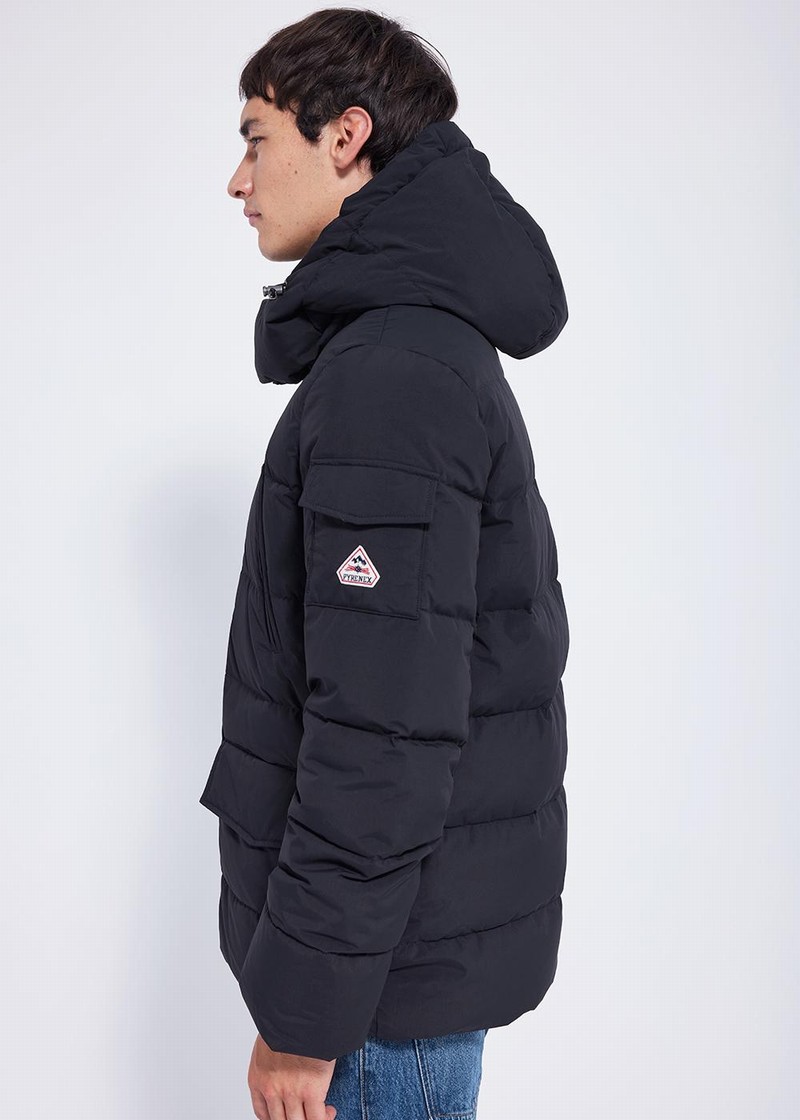 Men Pyrenex Grade Down Jackets Black | HCJ170J6847