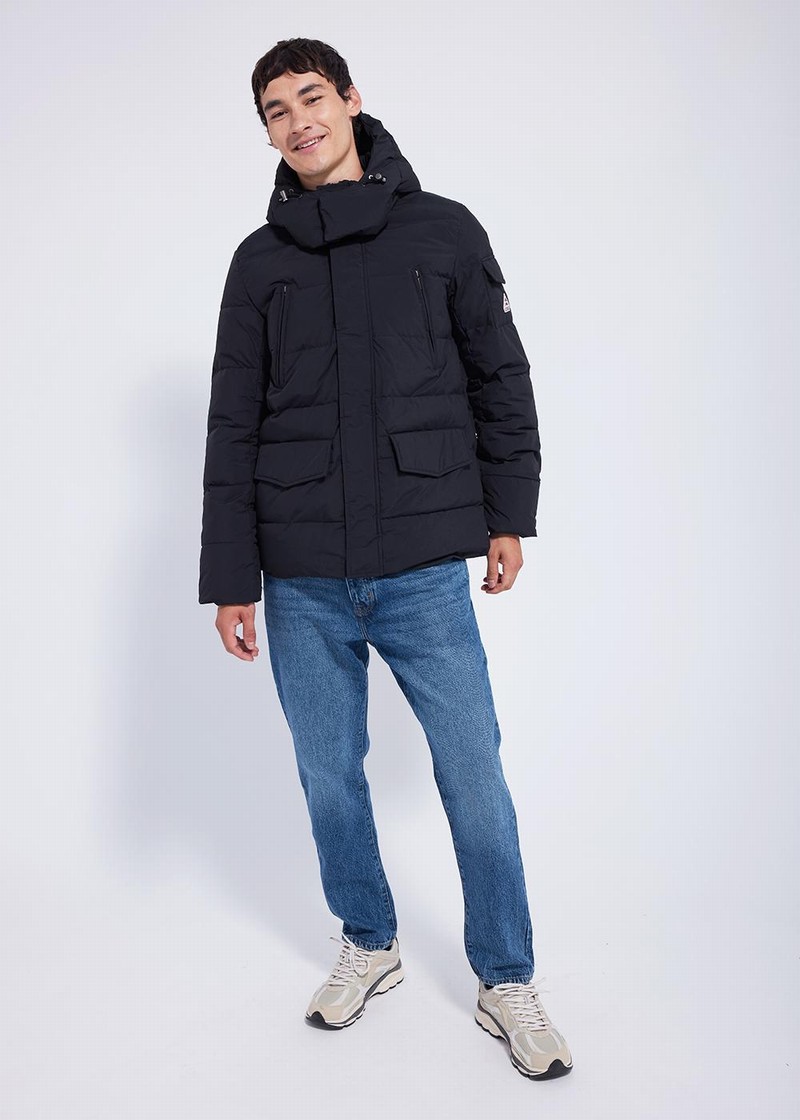 Men Pyrenex Grade Down Jackets Black | HCJ170J6847