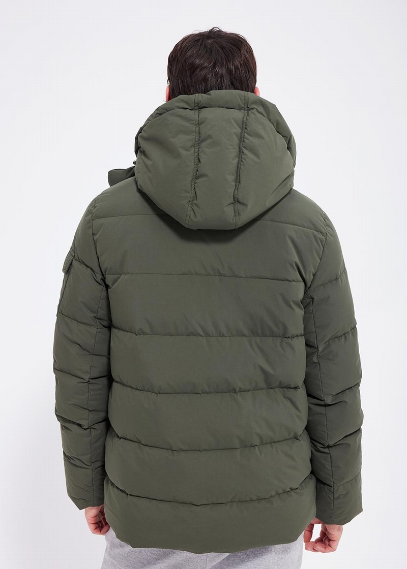 Men Pyrenex Grade Down Jackets Green | HNQ854Q0776