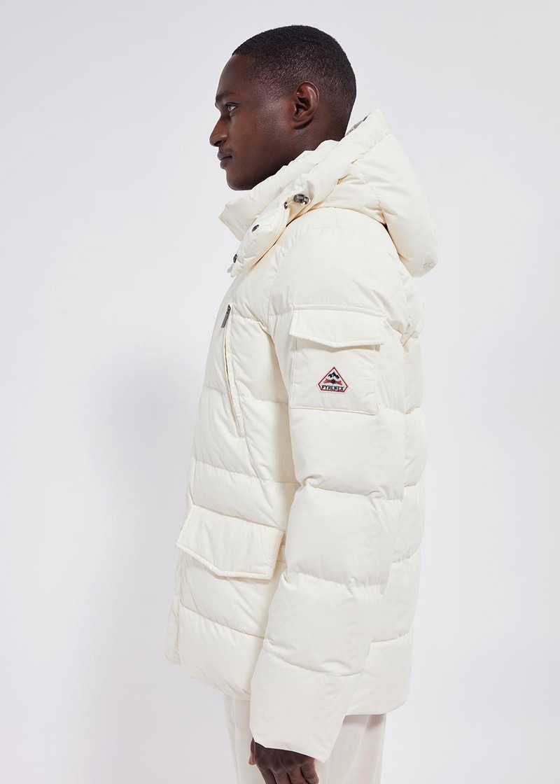 Men Pyrenex Grade Down Jackets White | HLY703Y6828