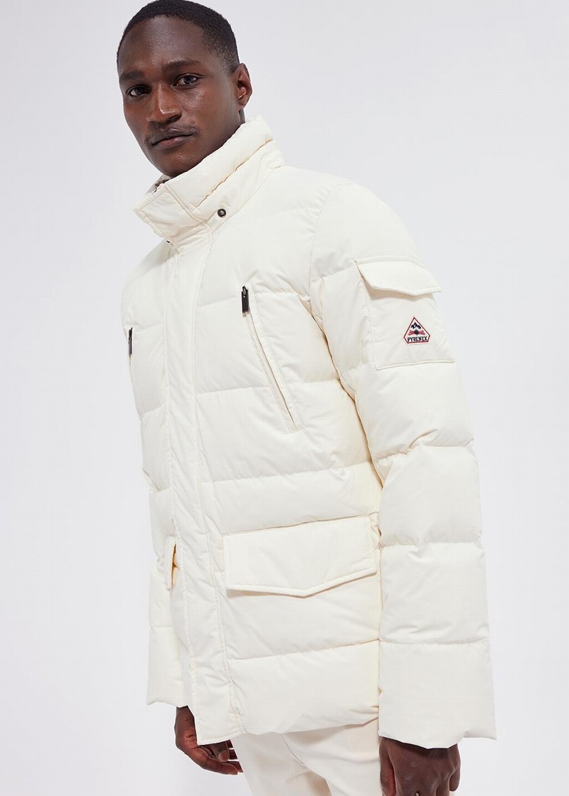 Men Pyrenex Grade Down Jackets White | HLY703Y6828