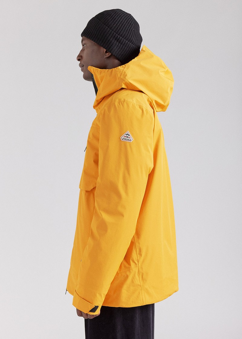 Men Pyrenex Gravity 2 Waterproof In Natural Down Parka Yellow | HDL948L3229