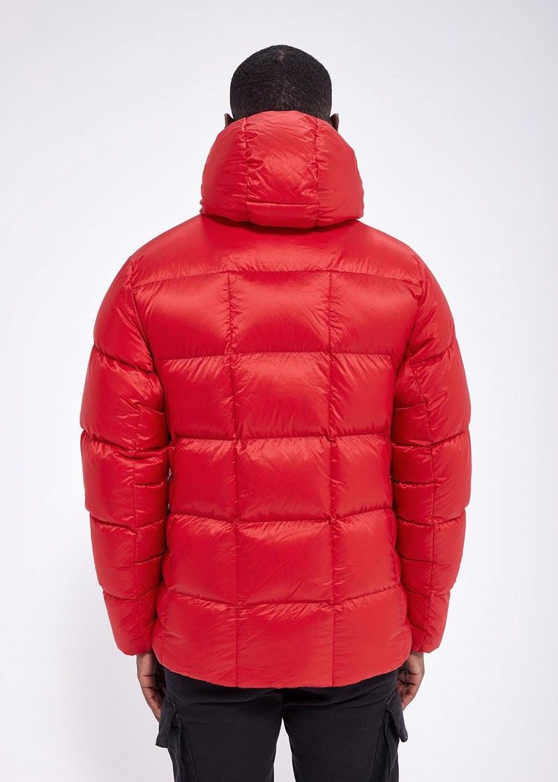 Men Pyrenex Hudson Xp Technical Alpinism Down Jackets Red | HZY704Y2882