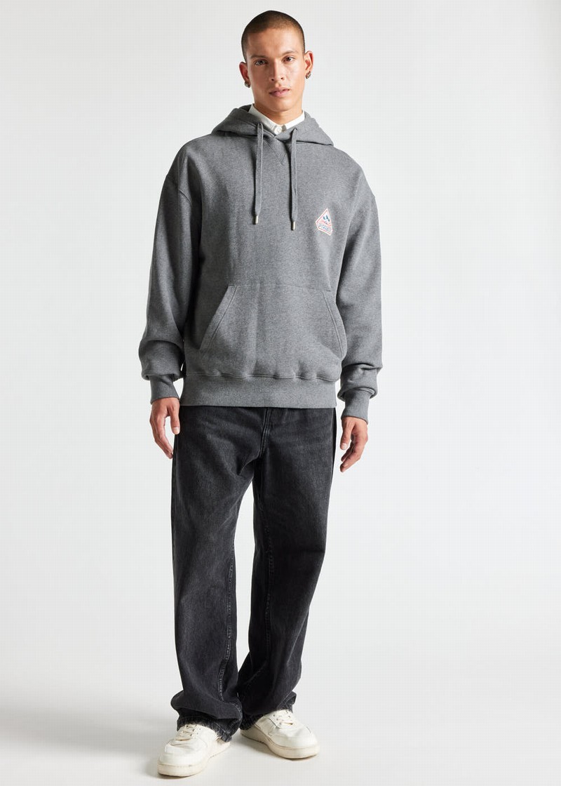 Men Pyrenex Journey Organic Cotton Hoodie Grey | HWQ221Q6620