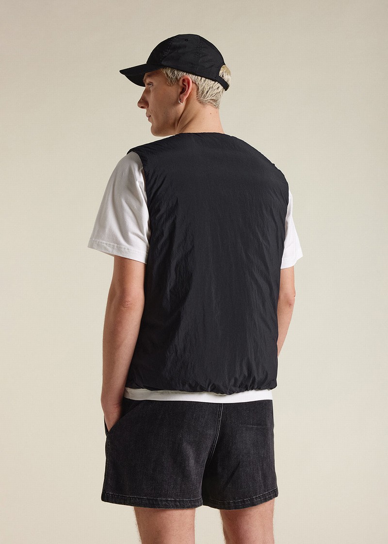 Men Pyrenex Lightweight Vest Black | HAQ650Q5179