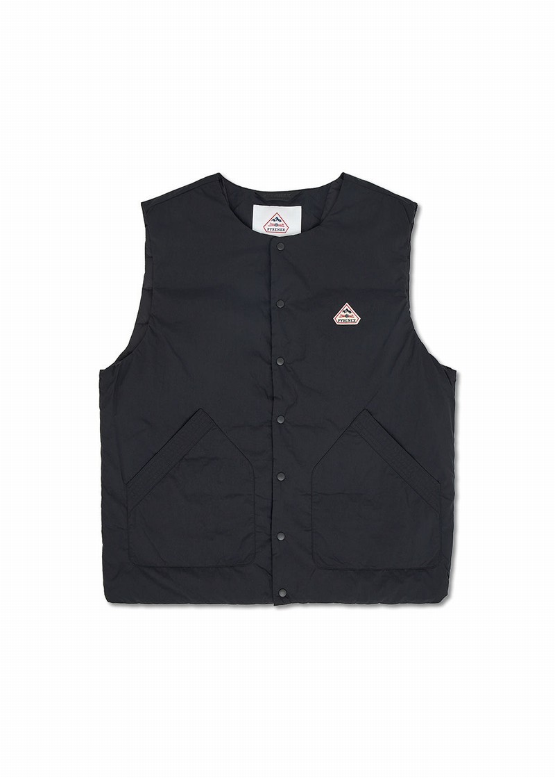 Men Pyrenex Lightweight Vest Black | HAQ650Q5179