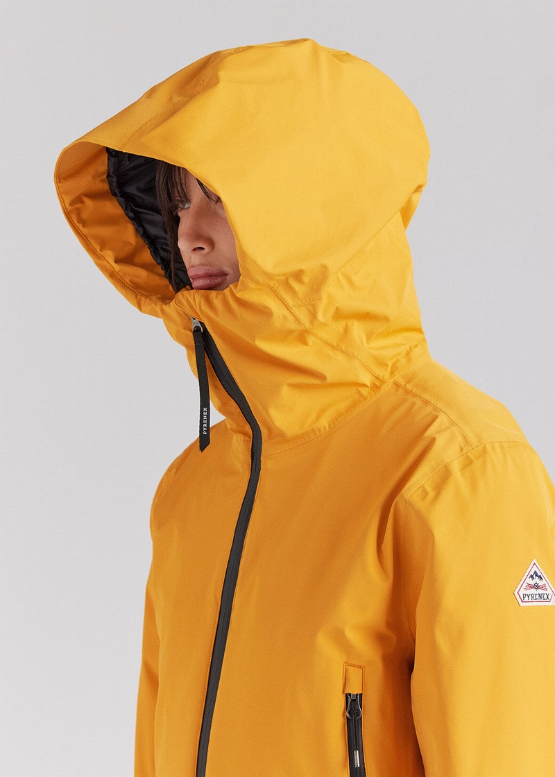 Men Pyrenex Nova Down Coats Yellow | HGJ703J7352