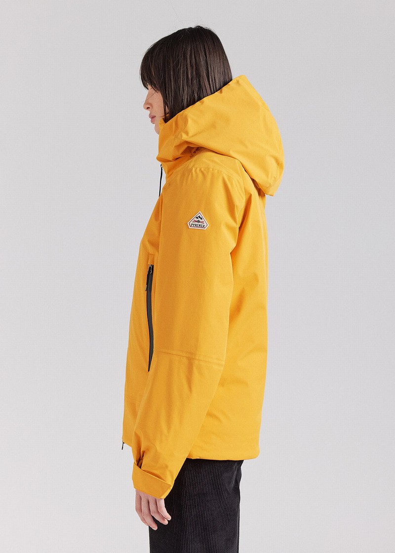 Men Pyrenex Nova Down Coats Yellow | HGJ703J7352