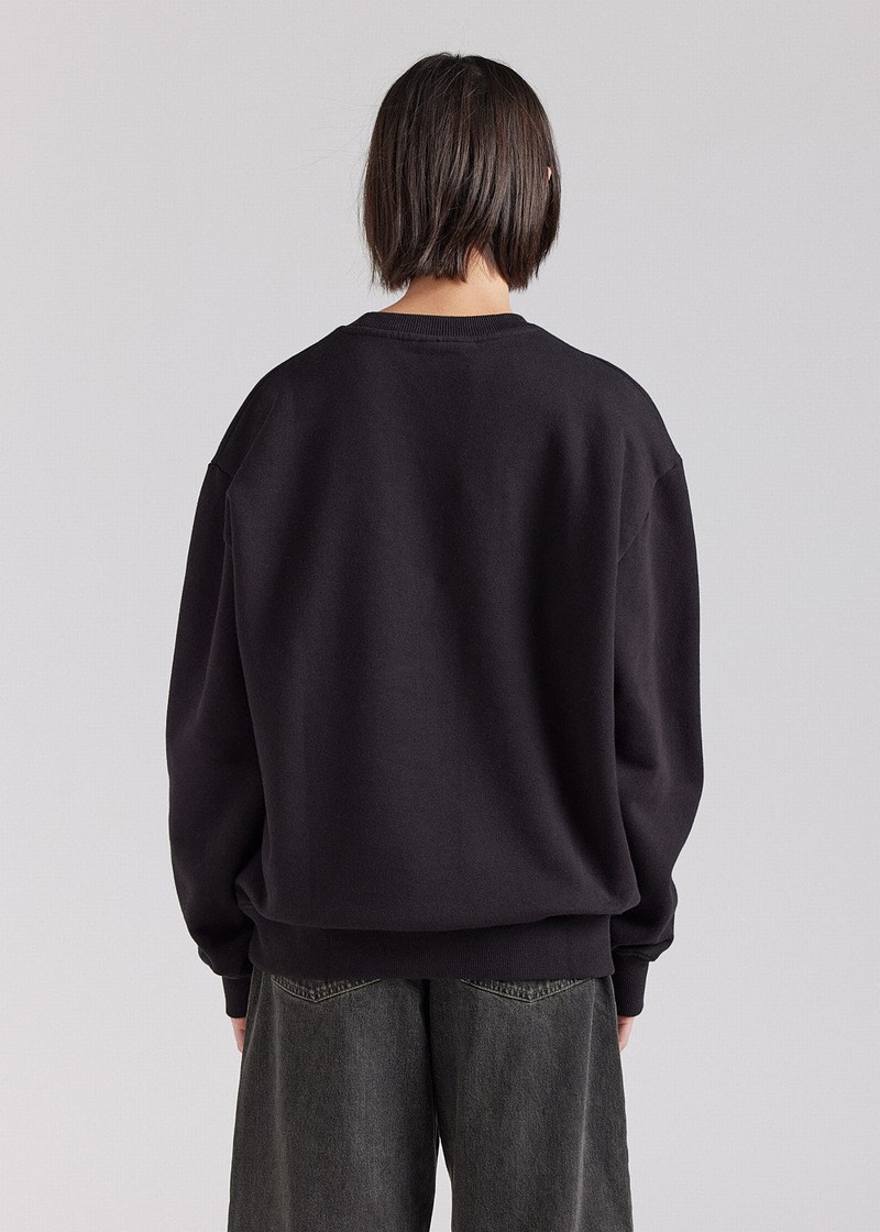 Men Pyrenex Phase Organic Cotton Sweaters Black | HXK588K3500