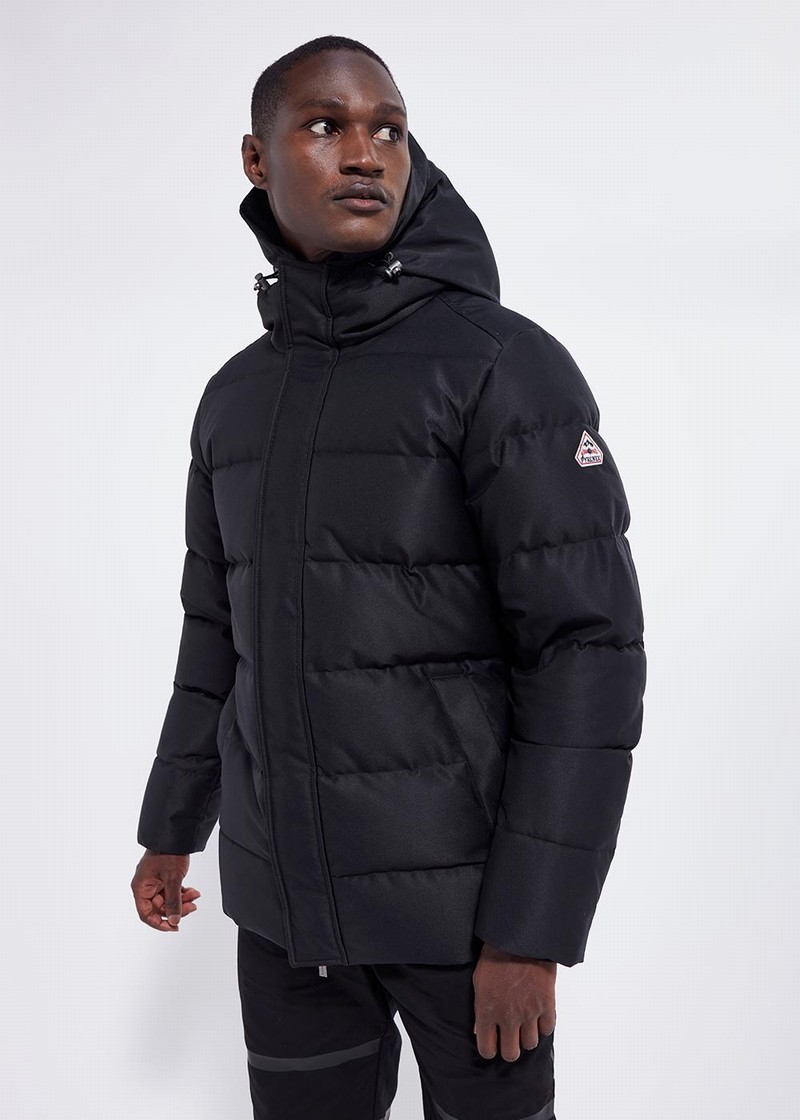 Men Pyrenex Phenix Down Jackets Black | HAW726W5342