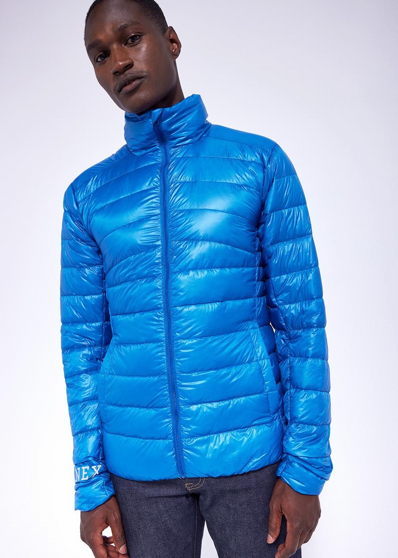 Men Pyrenex Pico Ultralight Down Jackets Blue | HEM872M0728