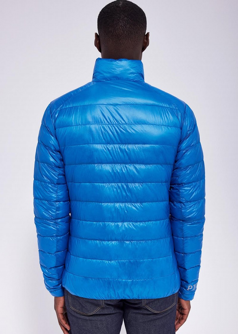 Men Pyrenex Pico Ultralight Down Jackets Blue | HEM872M0728