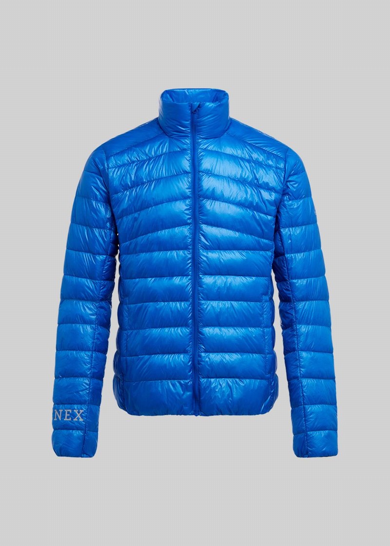 Men Pyrenex Pico Ultralight Down Jackets Blue | HEM872M0728