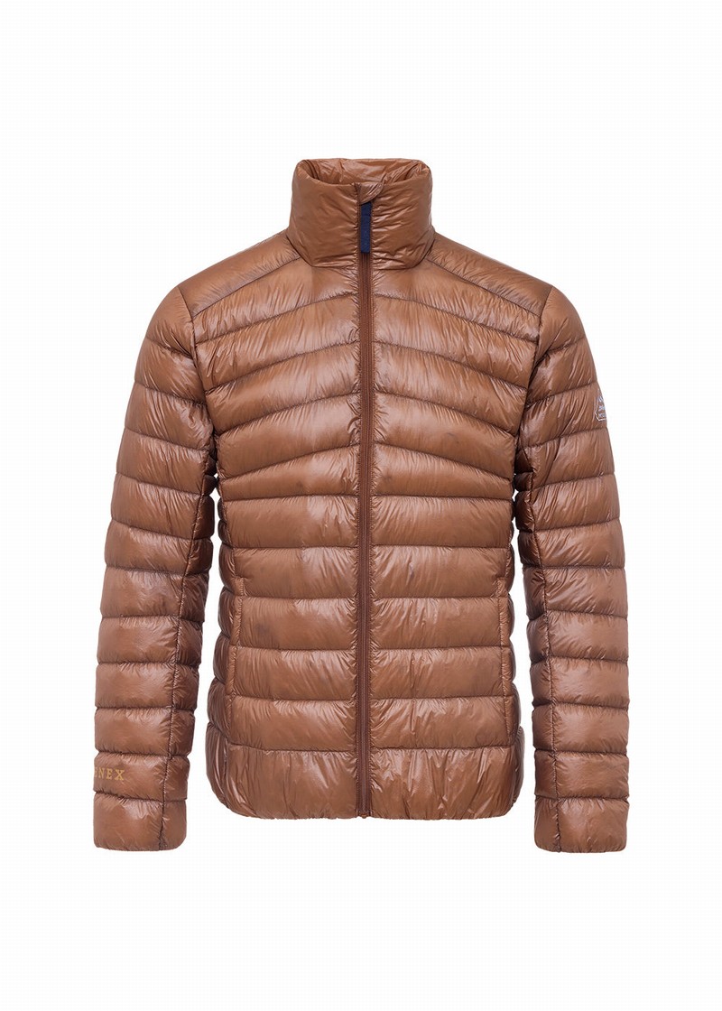 Men Pyrenex Pico Ultralight Down Jackets Brown | HZQ777Q2006