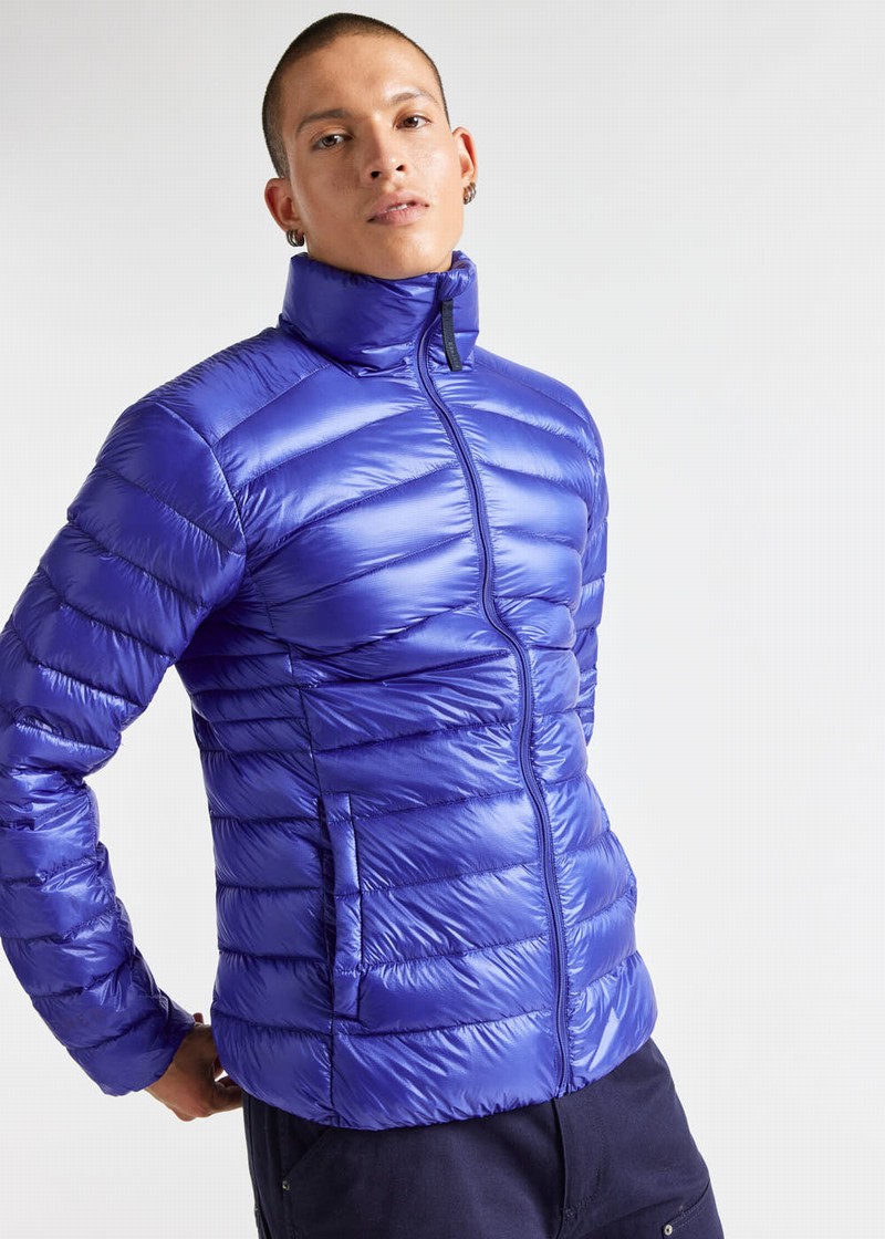 Men Pyrenex Pico Ultralight Down Jackets Blue | HIZ935Z0409