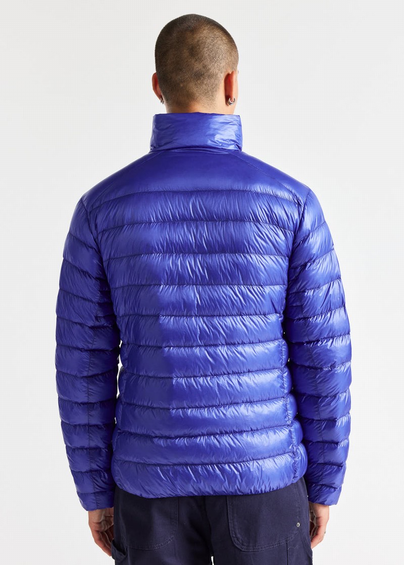 Men Pyrenex Pico Ultralight Down Jackets Blue | HIZ935Z0409