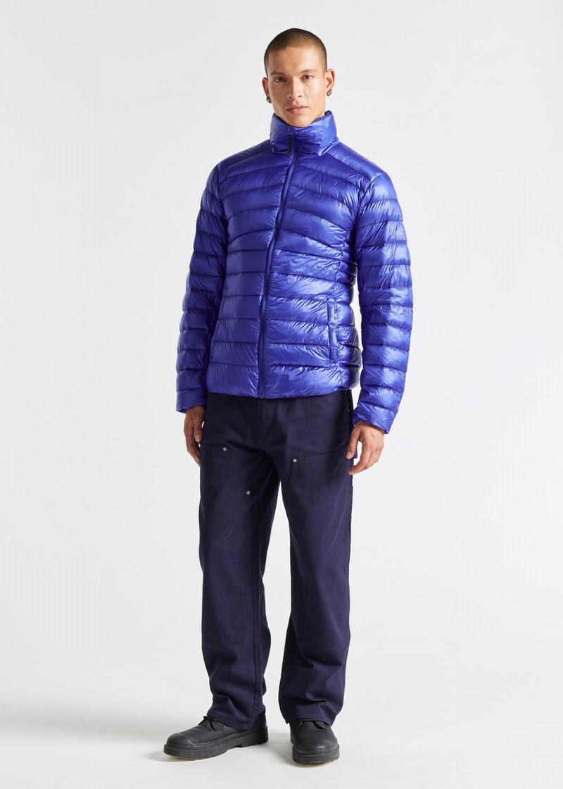 Men Pyrenex Pico Ultralight Down Jackets Blue | HIZ935Z0409