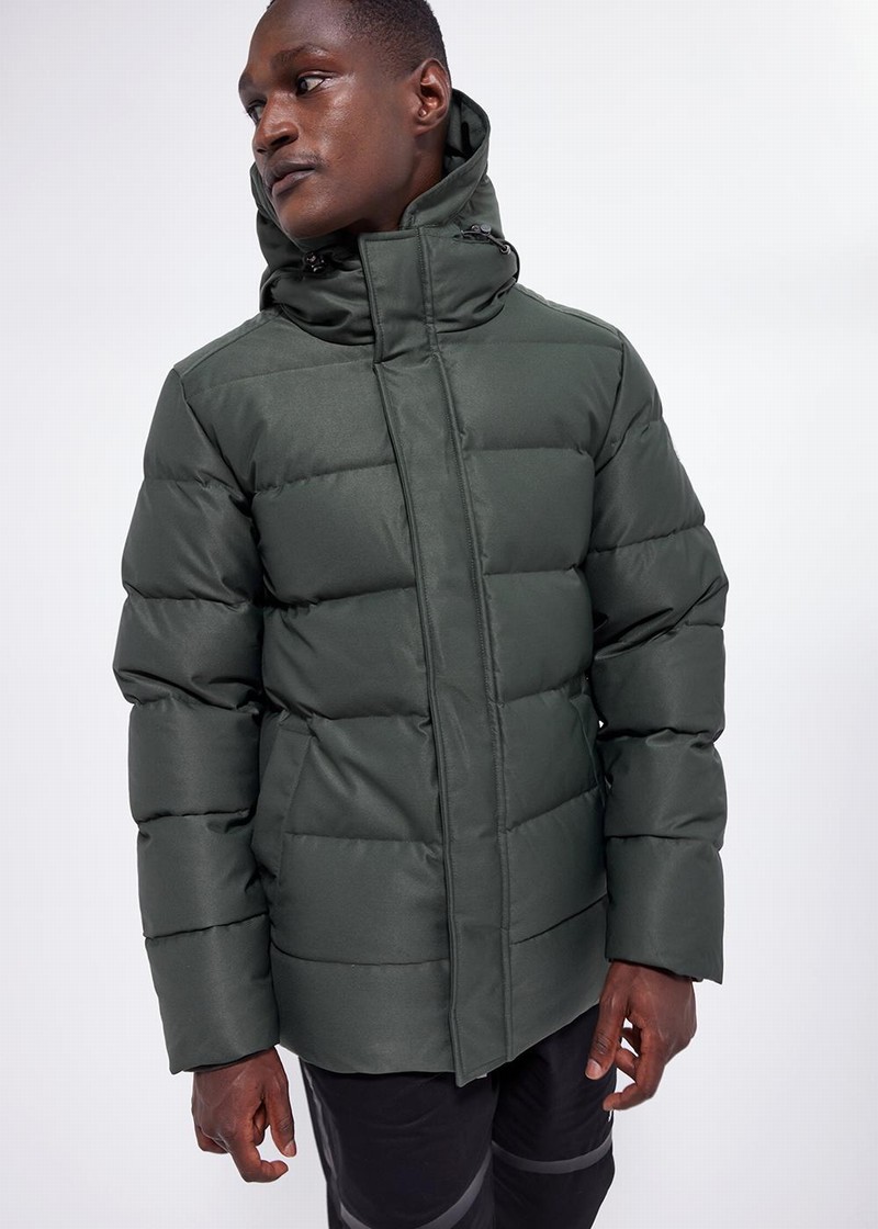 Men Pyrenex Pour Down Jackets Green | HCB930B0459