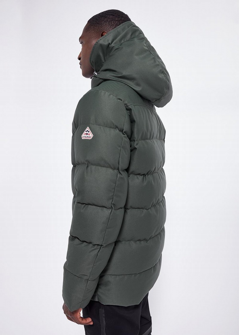 Men Pyrenex Pour Down Jackets Green | HCB930B0459