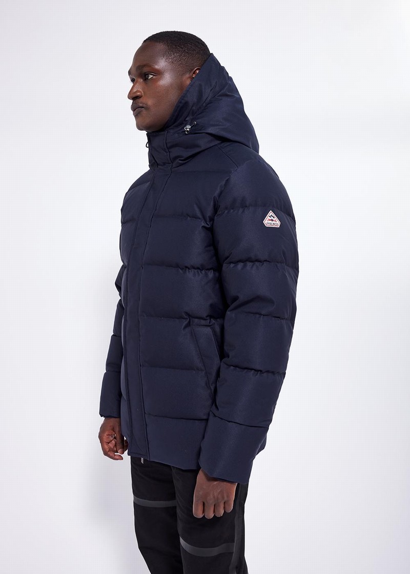 Men Pyrenex Pour Down Jackets Navy | HXS636S4906