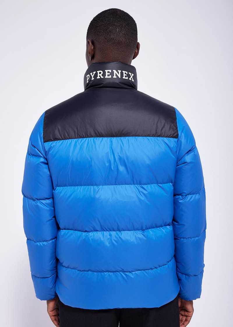 Men Pyrenex Radiant Down Jackets Blue | HNW117W3700