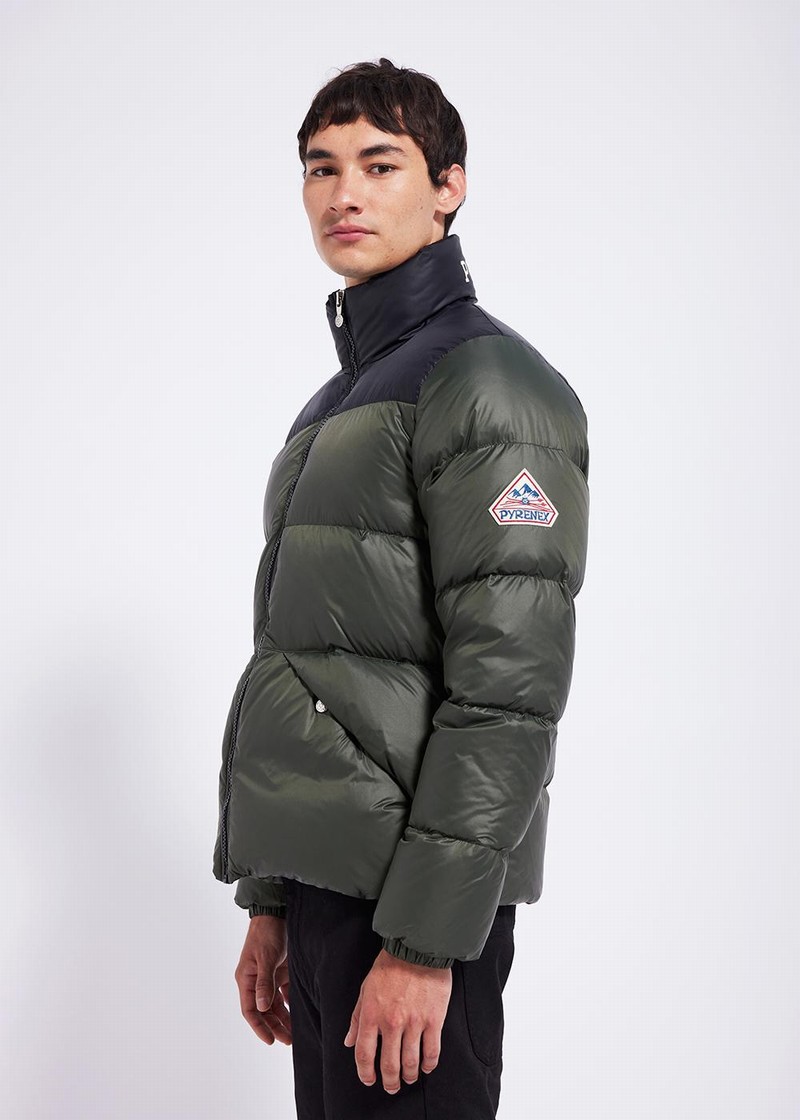 Men Pyrenex Radiant Down Jackets Green | HDF522F5626