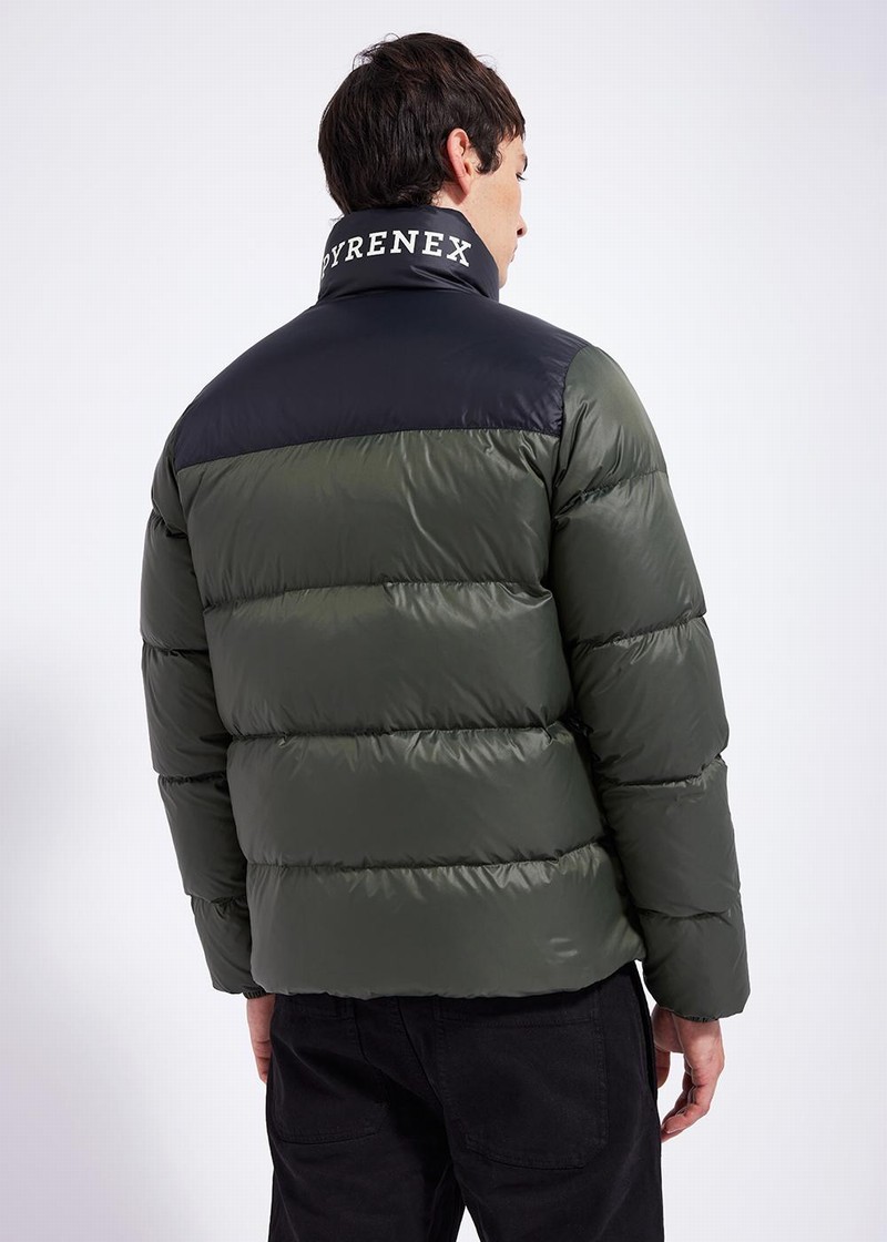 Men Pyrenex Radiant Down Jackets Green | HDF522F5626