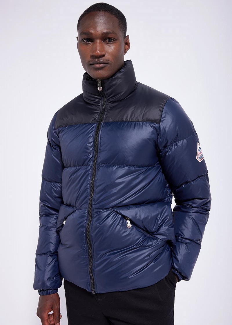 Men Pyrenex Radiant Down Jackets Navy | HSM562M7050