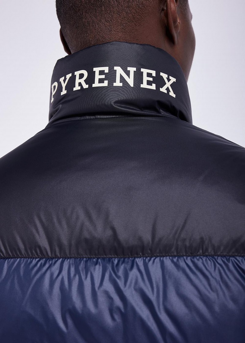 Men Pyrenex Radiant Down Jackets Navy | HSM562M7050