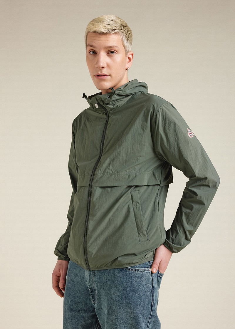 Men Pyrenex Ridge Jackets Green | HIY557Y9978