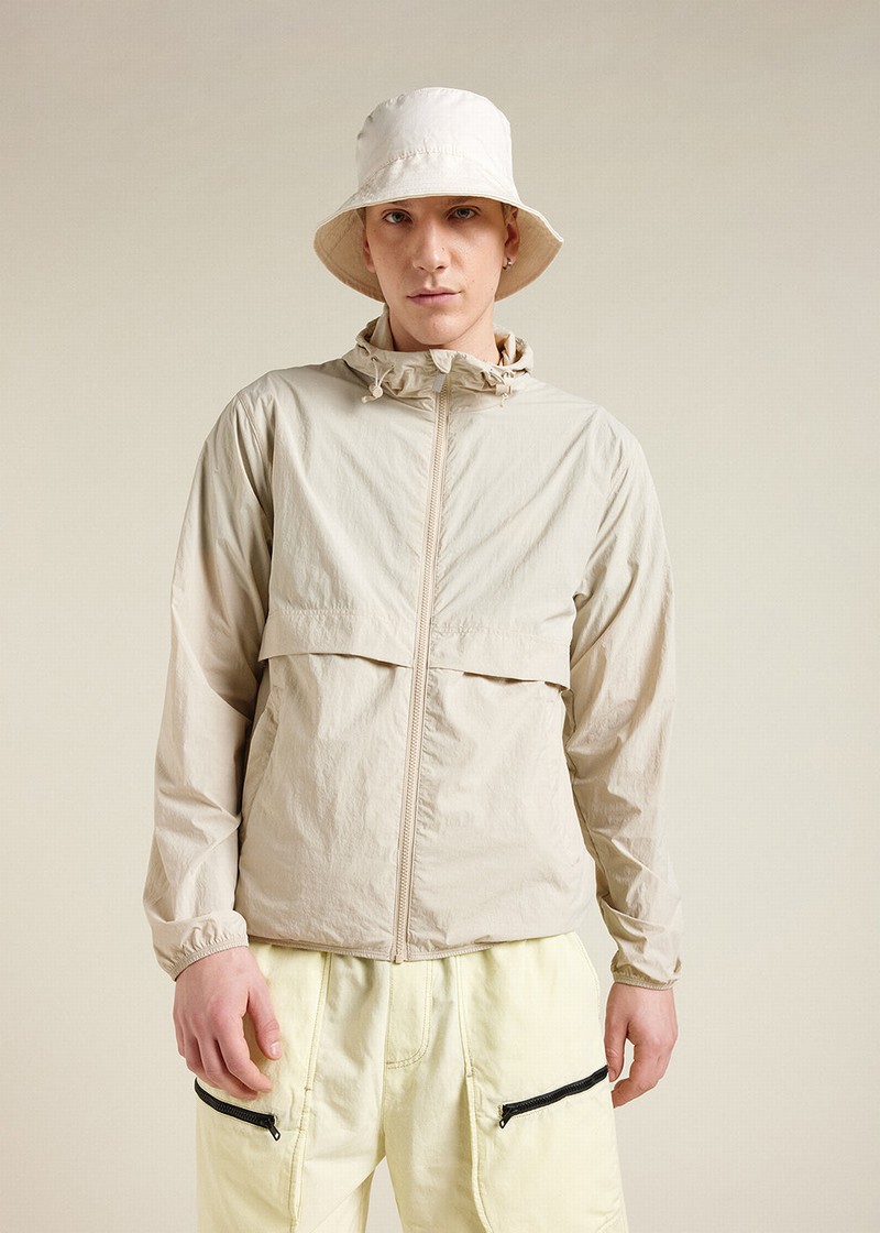 Men Pyrenex Ridge Windbreaker Beige | HJH964H2704