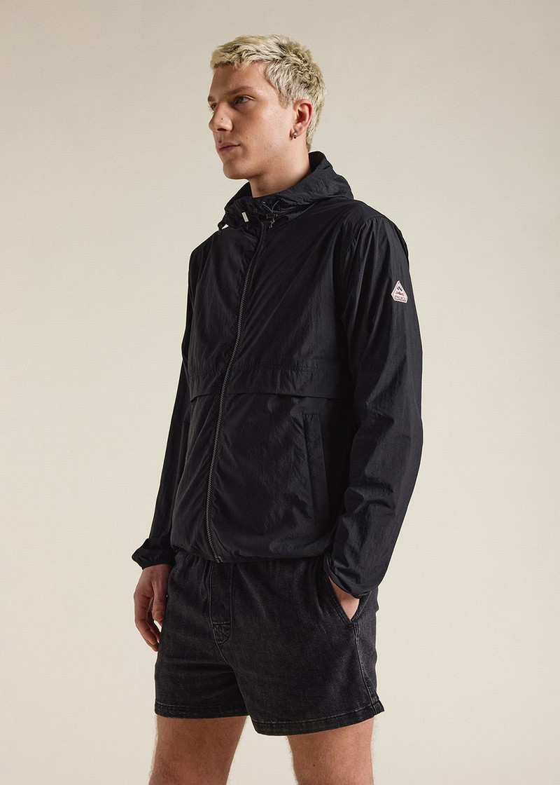 Men Pyrenex Ridge Windbreaker Black | HOS434S3641