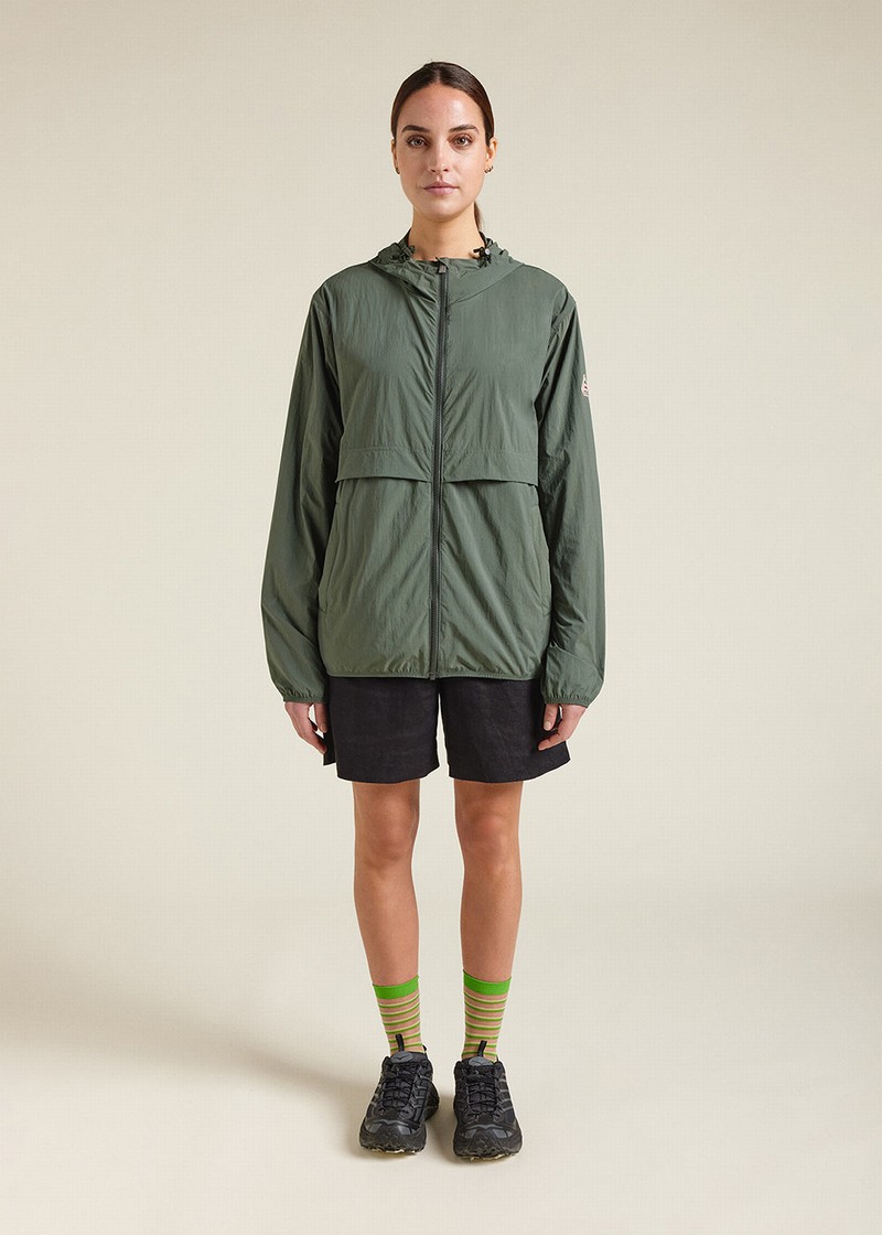 Men Pyrenex Ridge Windbreaker Green | HDS900S6757