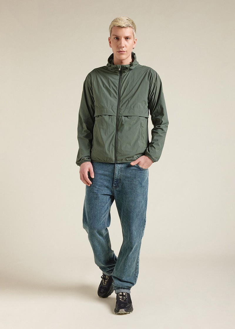 Men Pyrenex Ridge Windbreaker Green | HDS900S6757