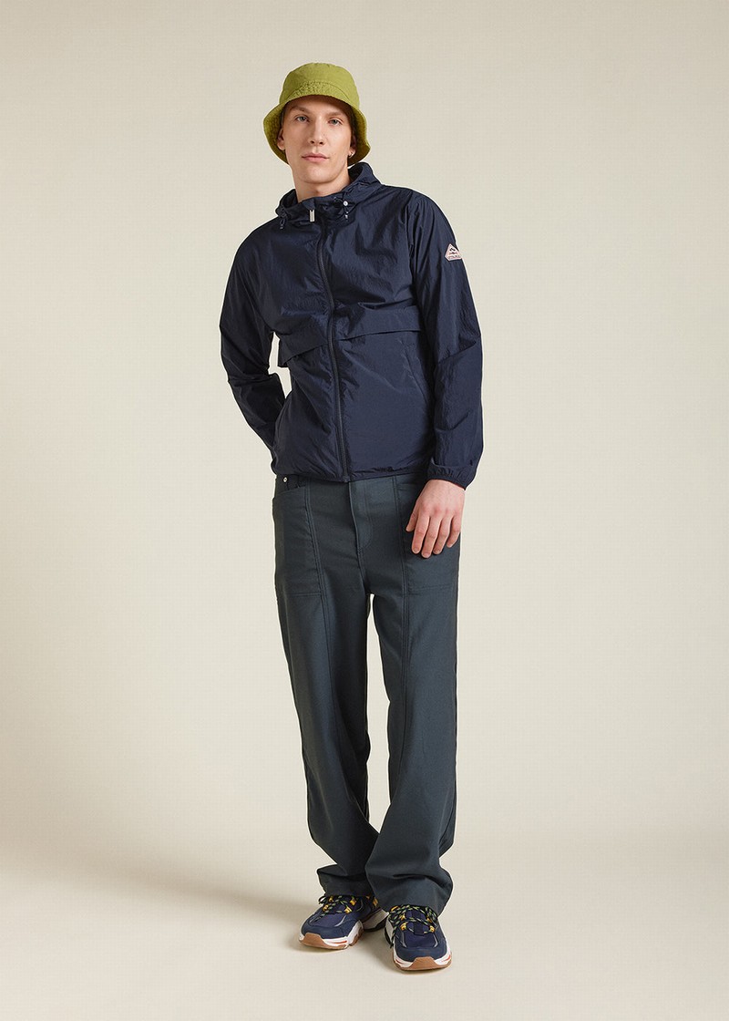 Men Pyrenex Ridge Windbreaker Navy | HHP410P9538