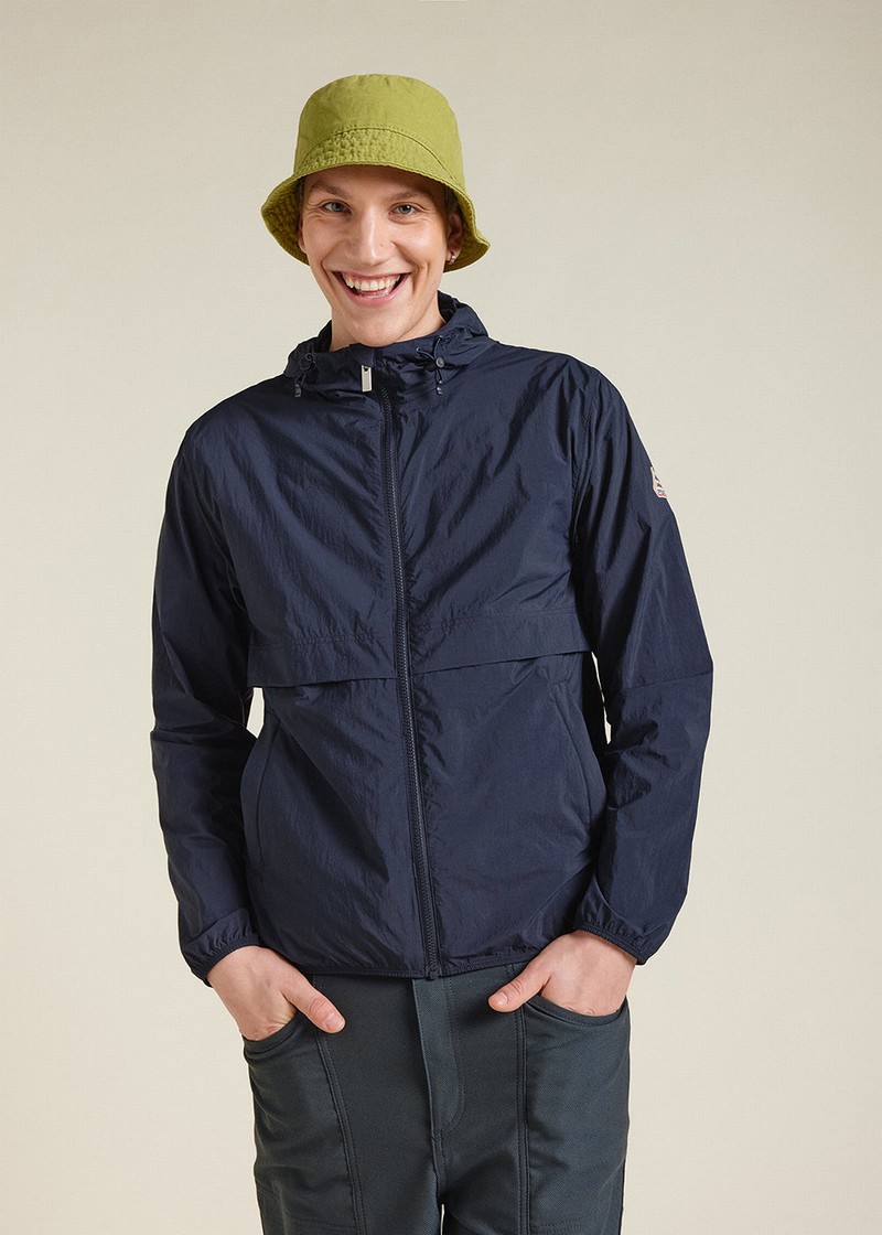 Men Pyrenex Ridge Windbreaker Navy | HHP410P9538