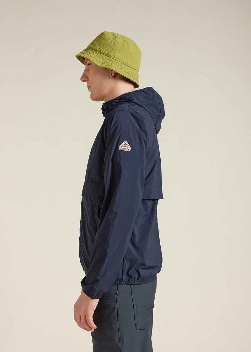 Men Pyrenex Ridge Windbreaker Navy | HHP410P9538