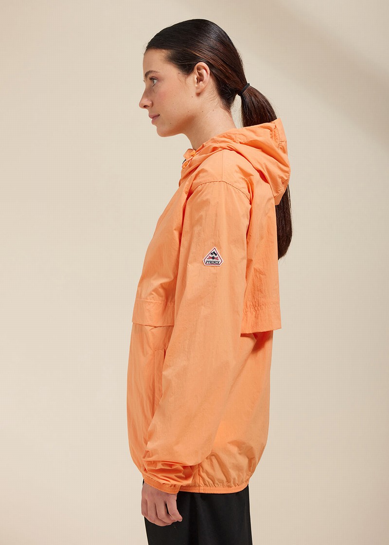 Men Pyrenex Ridge Windbreaker Orange | HIZ530Z9349