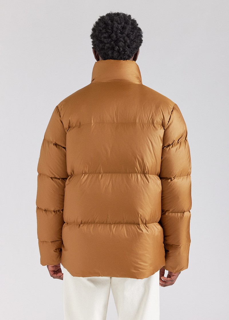 Men Pyrenex Shift Down Jackets Brown | HPO344O1961