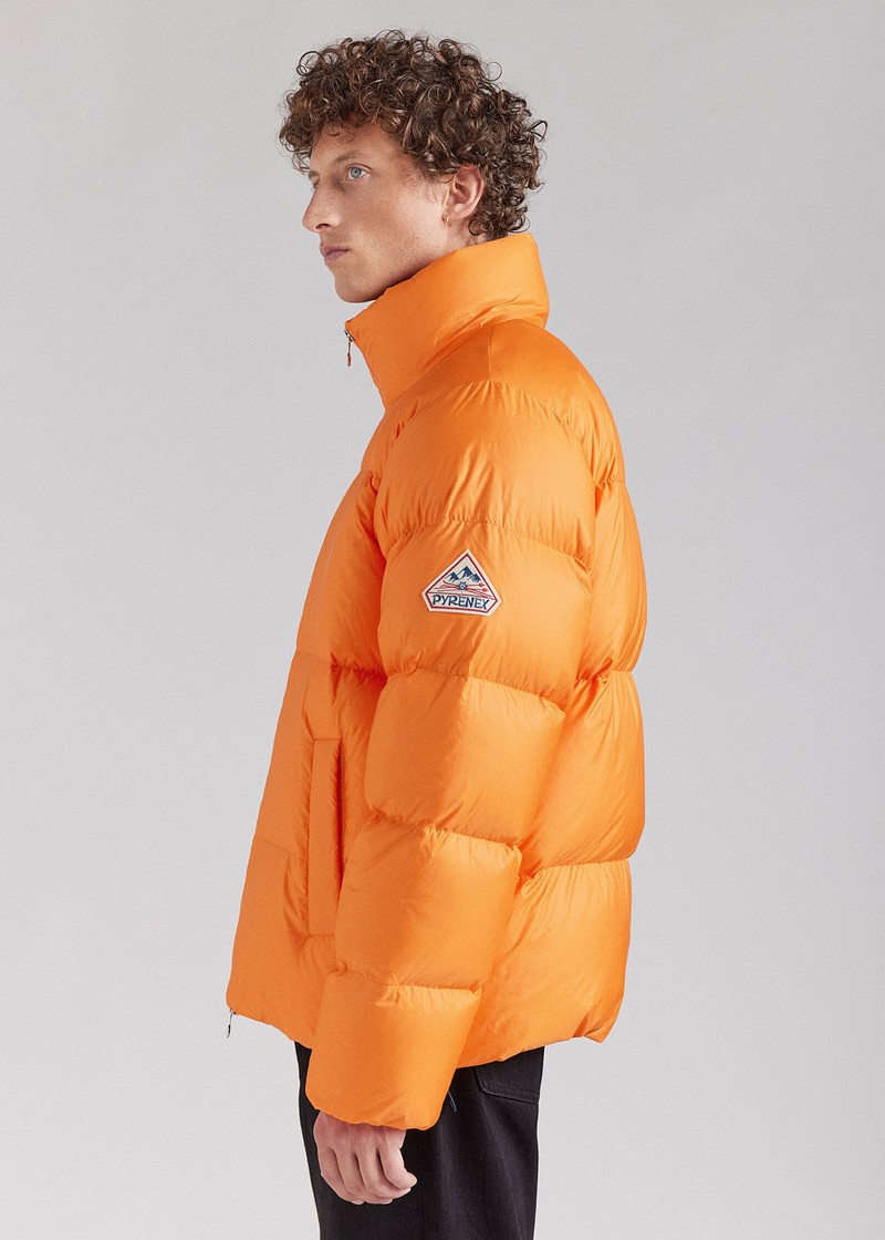 Men Pyrenex Shift Down Jackets Orange | HVD611D9342