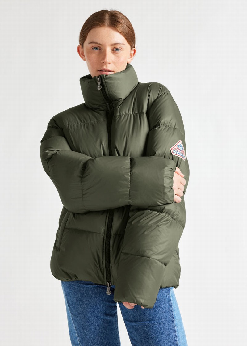 Men Pyrenex Shift Warm Down Jackets Green | HGN952N9469