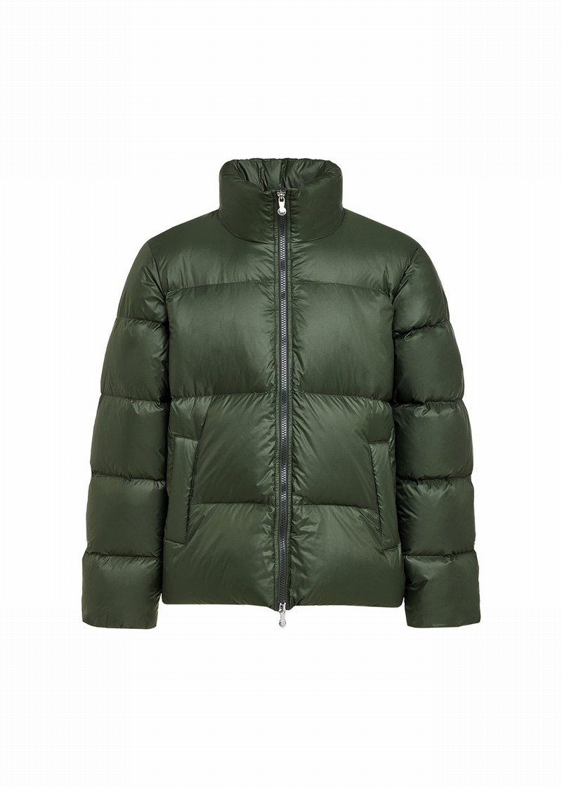 Men Pyrenex Shift Warm Down Jackets Green | HGN952N9469