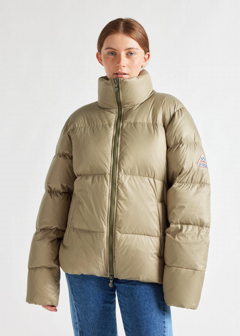 Men Pyrenex Shift Warm Down Jackets Olive | HMJ674J3671