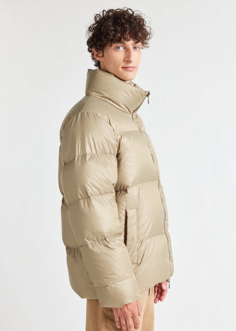 Men Pyrenex Shift Warm Down Jackets Olive | HMJ674J3671