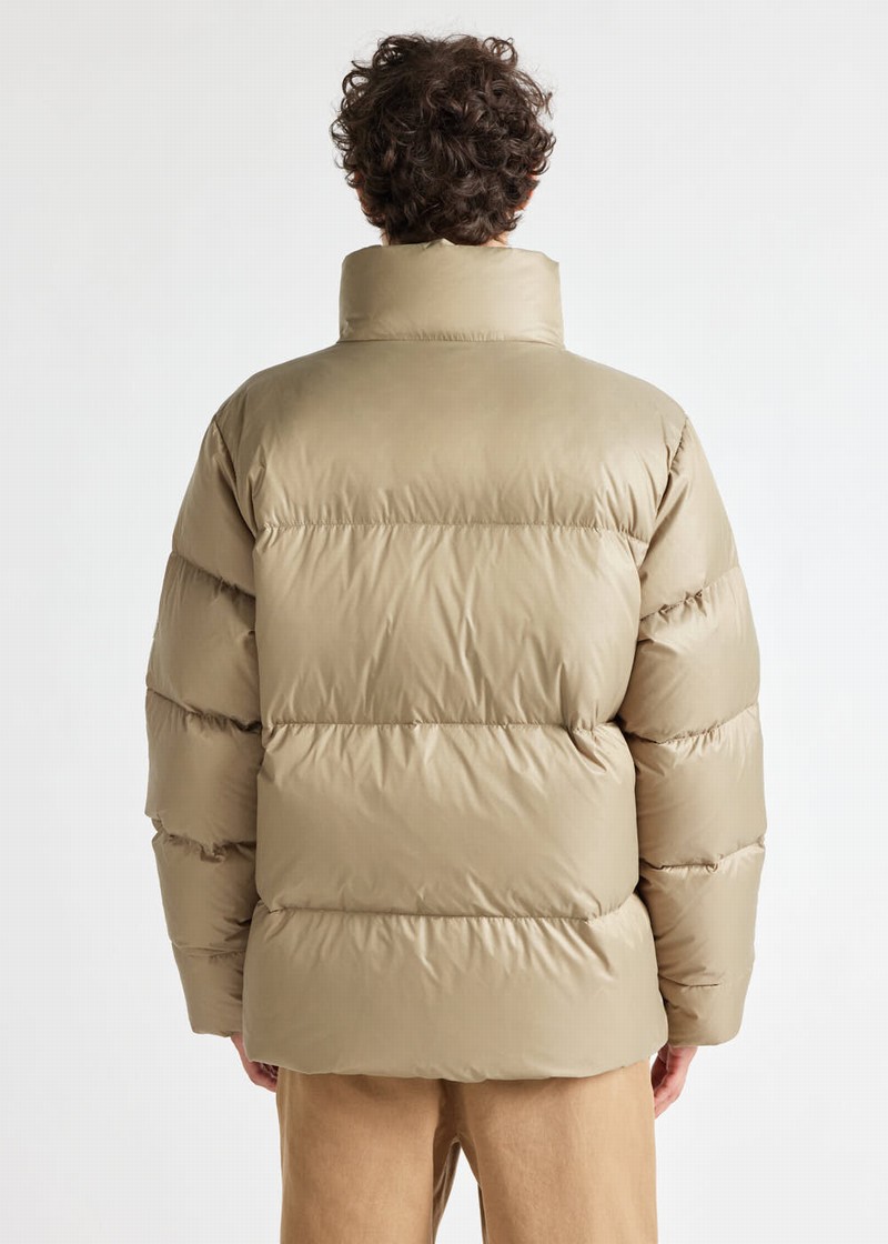 Men Pyrenex Shift Warm Down Jackets Olive | HMJ674J3671