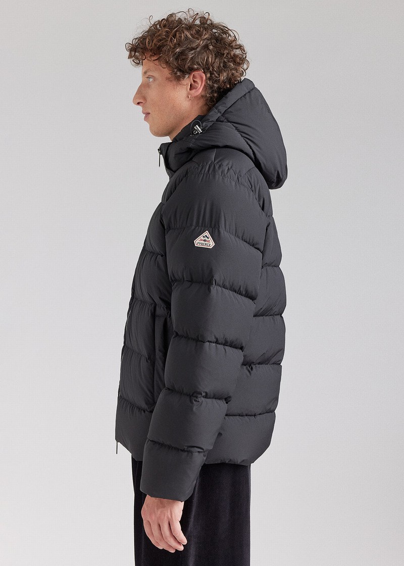 Men Pyrenex Spoutnic Down Jackets Black | HTG807G8823