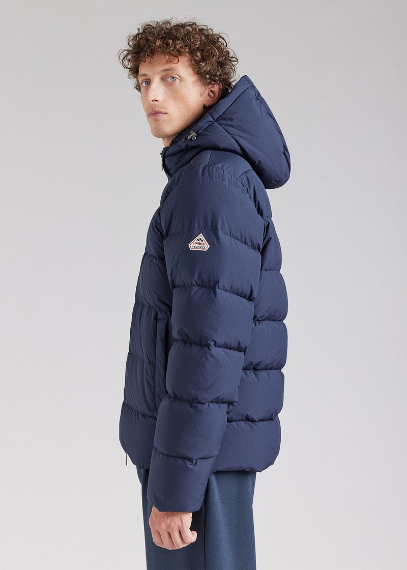 Men Pyrenex Spoutnic Down Jackets Navy | HAB777B9396