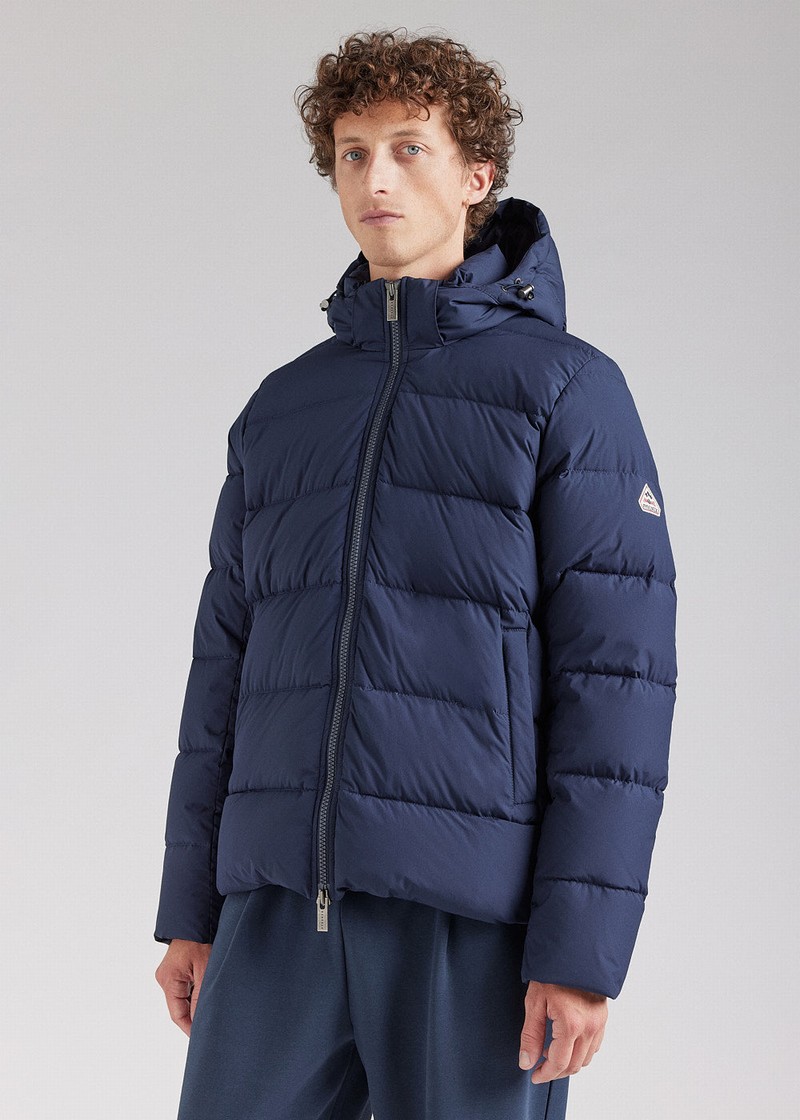 Men Pyrenex Spoutnic Down Jackets Navy | HAB777B9396